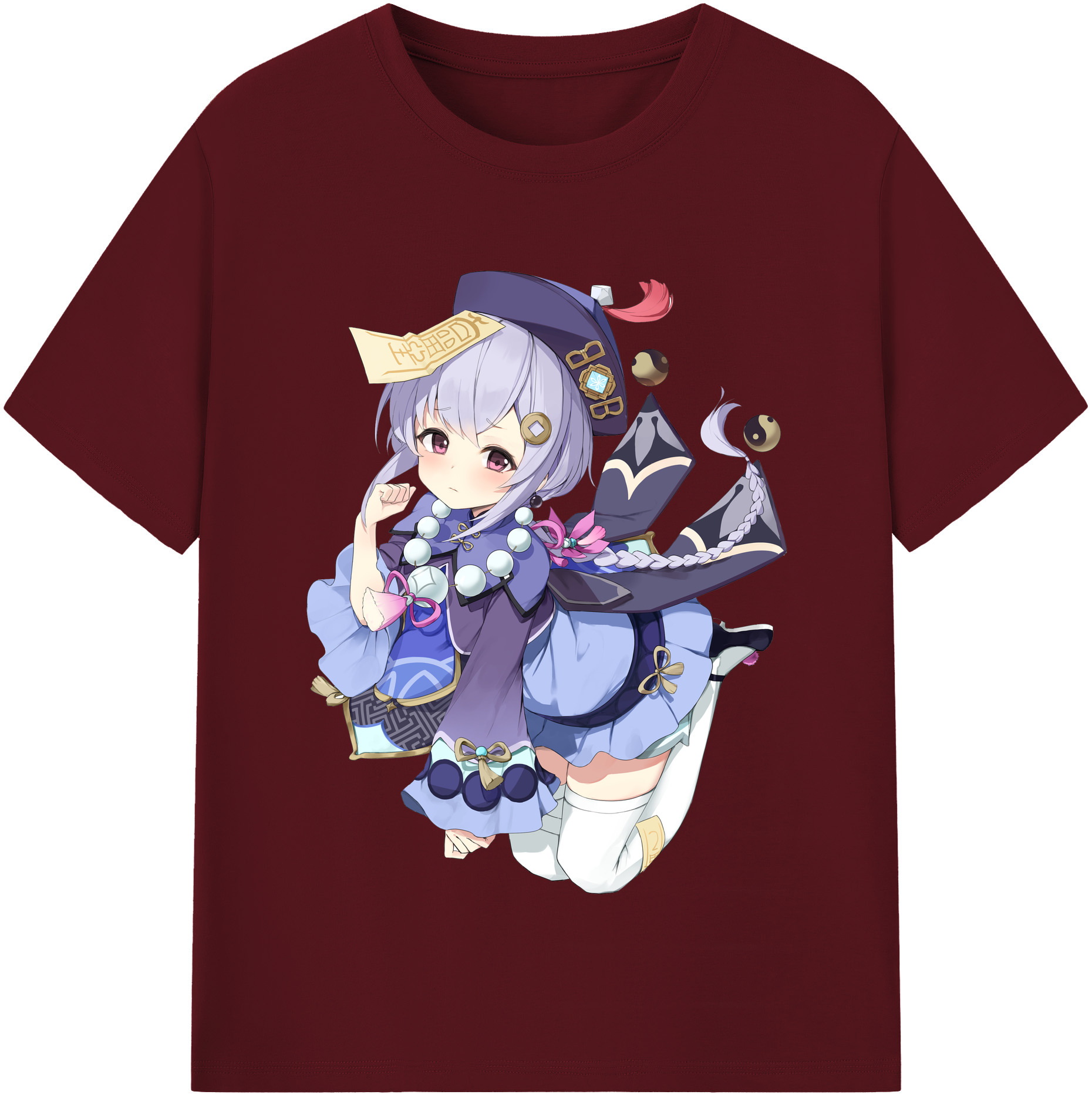 げんし神 七七 なな  genshin Nana 綿100％半袖Tシャツ（フロントプリント）